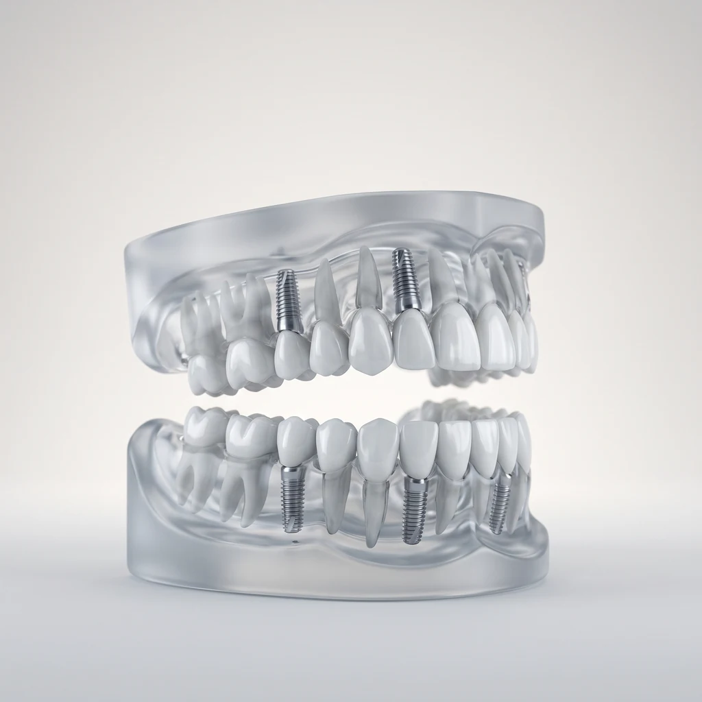 Implant Supported Bridge Photo Illustration